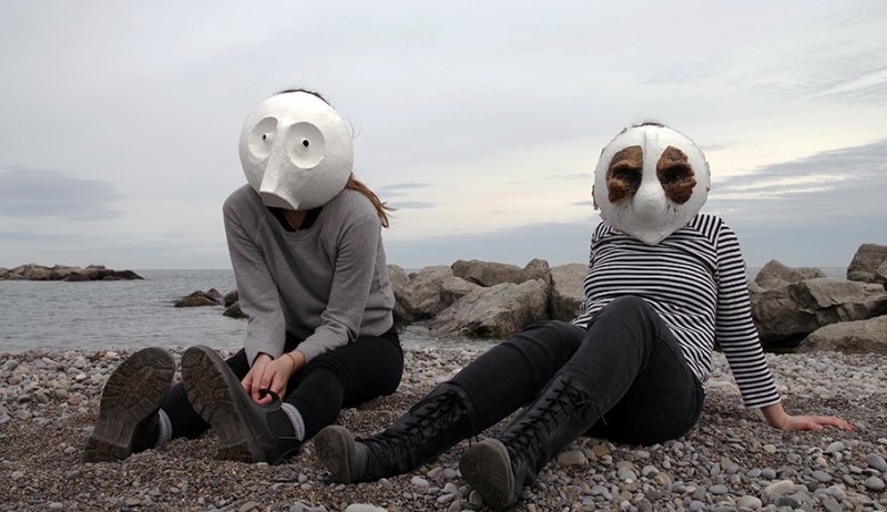 Morgan Johnson and Alexandra Simpson, Animacy Theatre Collective, Toronto Waterfront.