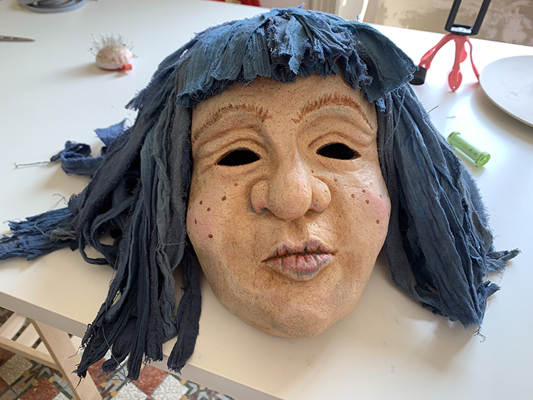 Ophelia Worbla Mask by Alexandra Simpson.
