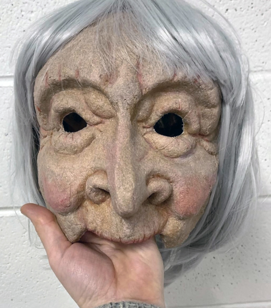 Shirley Old Woman Worbla Mask by Alexandra-Simpson, Animacy Theatre Collective