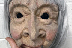Shirley Old Woman Worbla Mask by Alexandra-Simpson, Animacy Theatre Collective