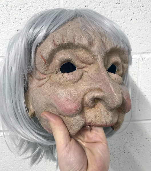 Old Woman Worbla Mask by Alexandra-Simpson, Animacy Theatre Collective.