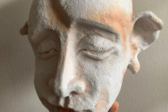 Animacy Theatre Collective Mask by Alexandra Simpson, Animacy Theatre Collective.