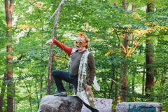 There is No Word for Wilderness presented by Animacy Theatre Collective and TAC and TAF Arts in the Parks Program. Costume design by Beatriz Arevalo. Photos by Emily Sands. Mask Design by Alexandra Simpson, 2019.