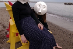 Morgan Johnson and Alexandra Simpson, Animacy Theatre Collective, Toronto Waterfront.