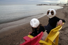 Morgan Johnson and Alexandra Simpson, Animacy Theatre Collective, Toronto Waterfront.