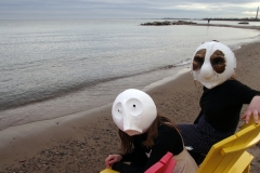 Morgan Johnson and Alexandra Simpson, Animacy Theatre Collective, Toronto Waterfront.