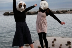 Morgan Johnson and Alexandra Simpson, Animacy Theatre Collective, Toronto Waterfront.