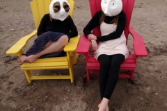 Morgan Johnson and Alexandra Simpson, Animacy Theatre Collective, Toronto Waterfront.