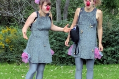 Animacy Theatre Collective. Brickworks production, EastRiverdale Park with Morgan Johnson and Alexandra Simpson.