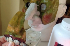 Animacy Theatre Collective Mask Construction.