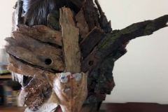 Animacy Theatre Collective Wood Mask Workshop.