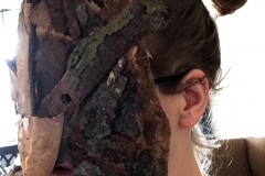 Animacy Theatre Collective Wood Mask.