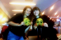 Animacy Theatre Collective artists at Celebration Barn Theatre, Portland, Maine.