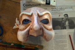 "Millie Crab Apple"  made by Alexandra Simpson  at  Sartori mask master class, Toronto 2019.