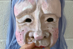 Mia - Worbla Mask by Alexandra Simpson, Animacy Theatre Collective